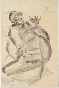 Szívesen kibírom a művészetért és szeretteimért, 1912 alkotó: Egon Schiele