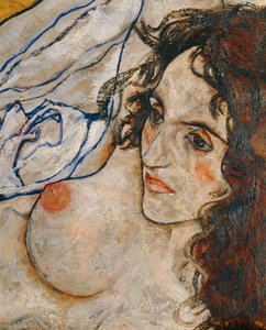 Liegende Frau (olaj, vászon) alkotó: Egon Schiele