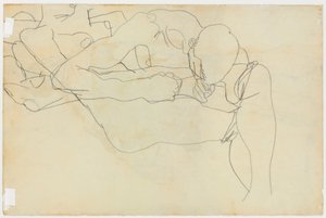 Szerelmesek, 1913 alkotó: Egon Schiele