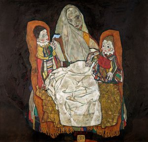 Kétgyermekes anya alkotó: Egon Schiele