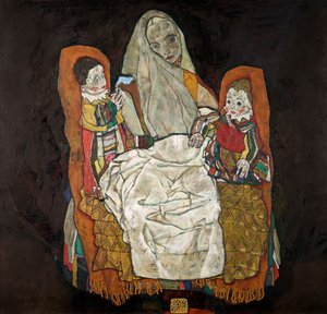 Kétgyermekes anya III, 1915-1917. alkotó: Egon Schiele