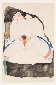 Álomban megfigyelve, 1911. alkotó: Egon Schiele