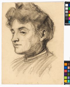 Marie Schiele portréja alkotó: Egon Schiele