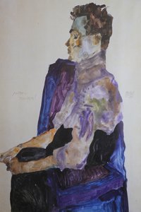 Anton Peschka portréja, 1911. alkotó: Egon Schiele