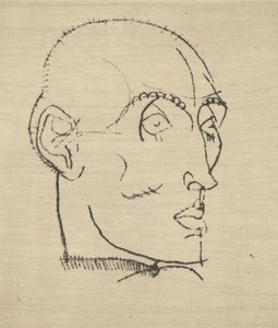 Férfi portré, 1914. alkotó: Egon Schiele