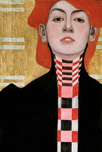 Női portré, 1909 (olaj) (282394. részlet) alkotó: Egon Schiele