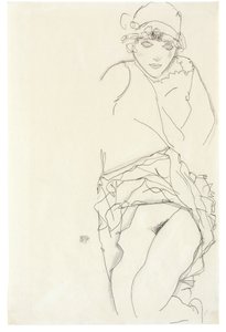 Női portré, 1913 alkotó: Egon Schiele