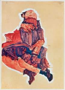 Schlafendes Kind [Alvó gyermek] alkotó: Egon Schiele