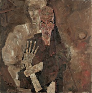 „Önmagát látó” II („Halál és férfi”) alkotó: Egon Schiele