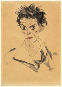 Önarckép alkotó: Egon Schiele