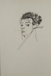 Önarckép, 1913 alkotó: Egon Schiele