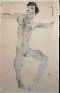 Önarckép, 1911 alkotó: Egon Schiele