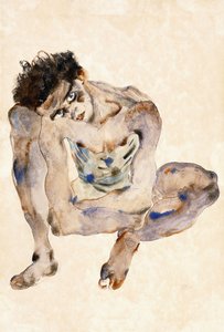 Guggolás alkotó: Egon Schiele