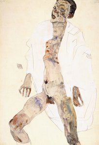 Álló ember alkotó: Egon Schiele