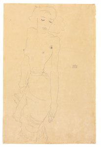 Álló nő, 1911 alkotó: Egon Schiele