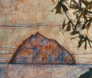 Versinkende Sonne (olaj, vászon) alkotó: Egon Schiele