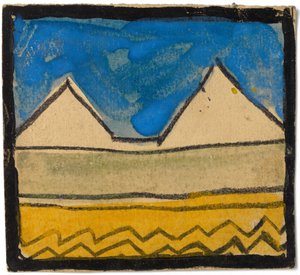 Fali dekoráció tervezése, 1918 alkotó: Egon Schiele