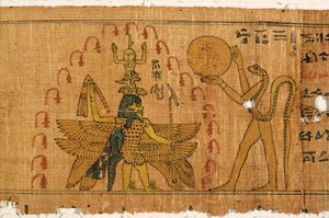 Mágikus papirusz, késő dinasztikus, Ptolemaioszi korszak (Kr. e. 332-30) alkotó: Egyptian