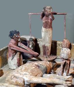 Egy hentesbolt modellje, Egyiptom, ie 2000-1700 körül alkotó: Egyptian 12th Dynasty
