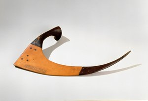 Amun Amunemhat terepmunkásának szertartásos sarlója, Új Királyság, Kr.e. 1479-1425 (fa)