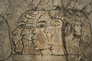 Egyiptom, Nyugat-Théba, Adn el-Qurna sejk. Ramos sírja. Fali rajzok alkotó: Egyptian 18th Dynasty