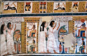 Egyiptomi ókor: Roy sírjának népe alkotó: Egyptian 18th Dynasty