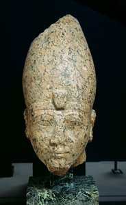 Hatsepszut feje (i.e. 1473-kb. 1458) vagy Tuthmosis II (kb. 1491-kb. 1479) Újbirodalom, ie 1479-1425 körül (gránit)