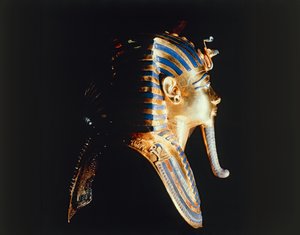 Tutanhamon fáraó portréja alkotó: Egyptian 18th Dynasty