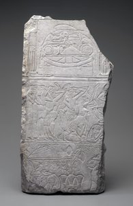 Gyászolók és temetési húsok domborműve, Új Királyság, ie 1340 körül (mészkő) alkotó: Egyptian 18th Dynasty