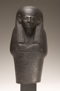 Shabti figura Amenemhat számára, Új Királyság (diorit)