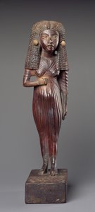 Álló Lady Mi szobor, Medinet Ghurab, Amarna-korszak, Új Királyság (fa)