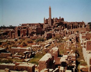 Kilátás az Amun-templomra, Új Királyság