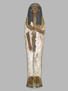 A Házasszony koporsója, Weretwahset, átírva Bensuipetre, Thébában, Új Királyságban találták, ie 1292-1190 körül (festett fa) (lásd még: 293507)