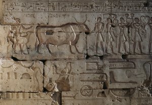 Dombormű, Ramszesz temploma, Abydos, Egyiptom, egyiptomi civilizáció, Újbirodalom, XIX. dinasztia (fotó) alkotó: Egyptian 19th Dynasty