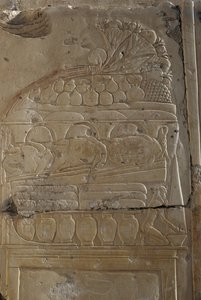 Relief, II. Ramszesz temploma, Abüdosz, Egyiptom, Egyiptomi civilizáció, Újbirodalom, XIX. dinasztia (fotó) alkotó: Egyptian 19th Dynasty