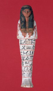 Shabti figura, New Kingdom (festett fa)