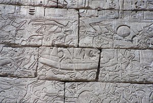 A tengeri nép, III. Ramszesz tengeri csata, Medinet Habu, ie 1195-64