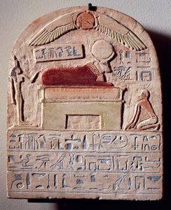 Apis isten festett mészkő sztéléje alkotó: Egyptian 21st Dynasty