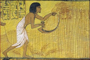 Ókori Egyiptom, falfestmény, Szennedzsem sírja, Nemesek sírja, Théba, Deir el Medina, Deir el Medina alkotó: Egyptian Egyptian