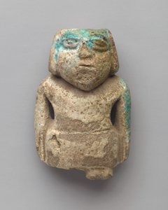 Álló ember szobra, korai dinasztikus időszak, i.e. 3000-2675. (fajansz) alkotó: Egyptian Egyptian