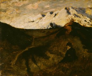 Hegyek Innsbruck közelében alkotó: Hjalmer Eilif Emanuel Peterssen