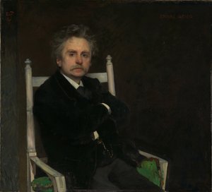 Edvard Grieg portréja 1843-1907, 1891.