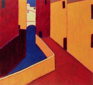 Fondamenta dei Sartori, Velence, 1999 (akril papíron)