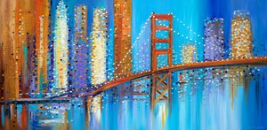San Francisco városi fényei