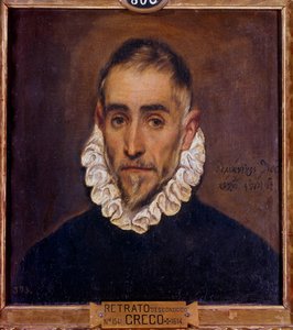 Egy úriember portréja Domenikos Theotokopoulos dit El Greco festménye (1541-1614) 1604 V. 0,64 x 0,51 m Madrid, Prado Múzeum alkotó: El Greco