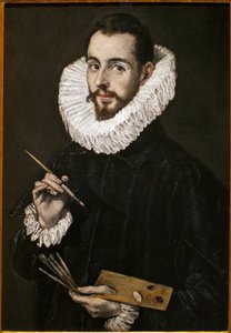 A festő fiának, Jorge Manuelnek portréja. Domenico Theothocopoulos, El Greco (1541-1614) festménye, olaj, vászon, 1600 körül. Szépművészeti Múzeum Sevillában, Spanyolországban. alkotó: El Greco