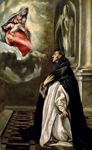 Szent Jácint látomása (olaj, vászon) alkotó: El Greco