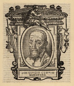 Giorgio Giulio Clovio, horvátországi születésű világító, miniatűr és festő portréja a reneszánsz Olaszországban alkotó: El Domenico (after) Greco