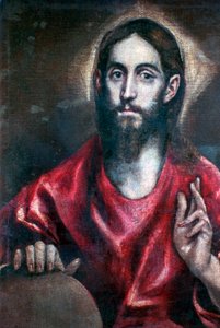Krisztus áldása A világ Megváltója, 17. század alkotó: El Greco