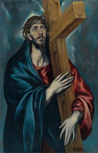 Krisztus viszi a keresztet alkotó: El Greco